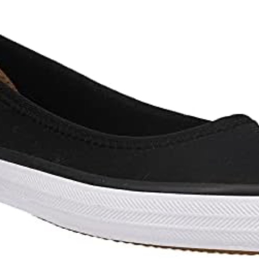 NIB Keds Bryn Twill Black Dream Foam Sneaker Ballet Flats Boat Shoes - Picture 9 of 14